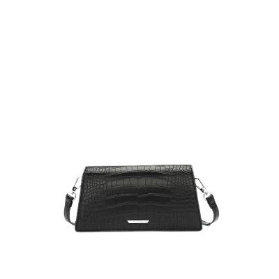 Túi đeo chéo kim tự tháp Aztec vân da cá sấu - SHO0161